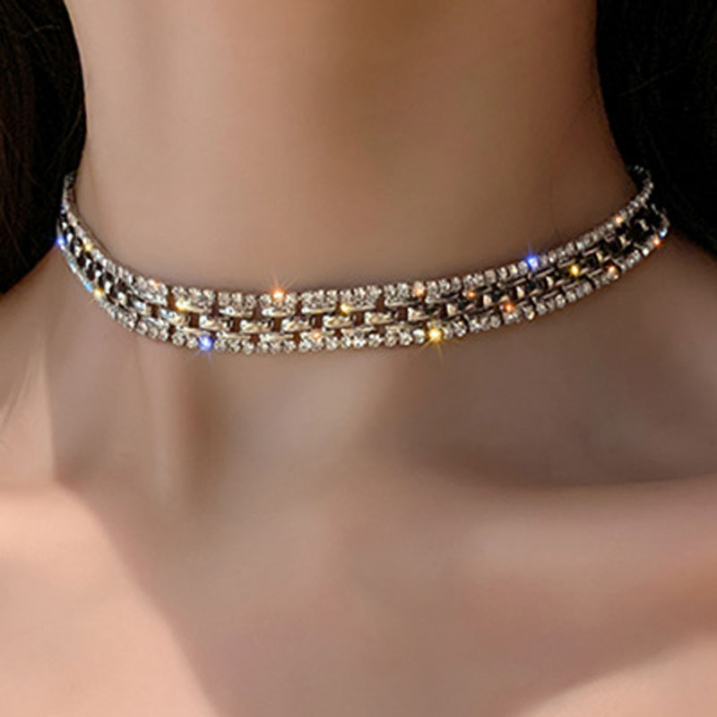 

New Arrival Miami Cuban Link Chain Women Necklaces Girlfriend Gift Iced Out Hip Hop Bling 2020 2021 Hot Sale Promotion Chain Free Shipping