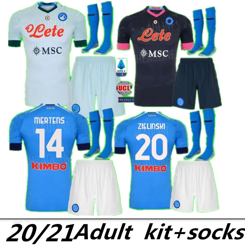 

Adult 19 20 21 napoli soccer jersey home 2020 2021 Naples ZIELINSKI HAMSIK INSIGNE MERTENS CALLEJON PLAYER ROG football shirts