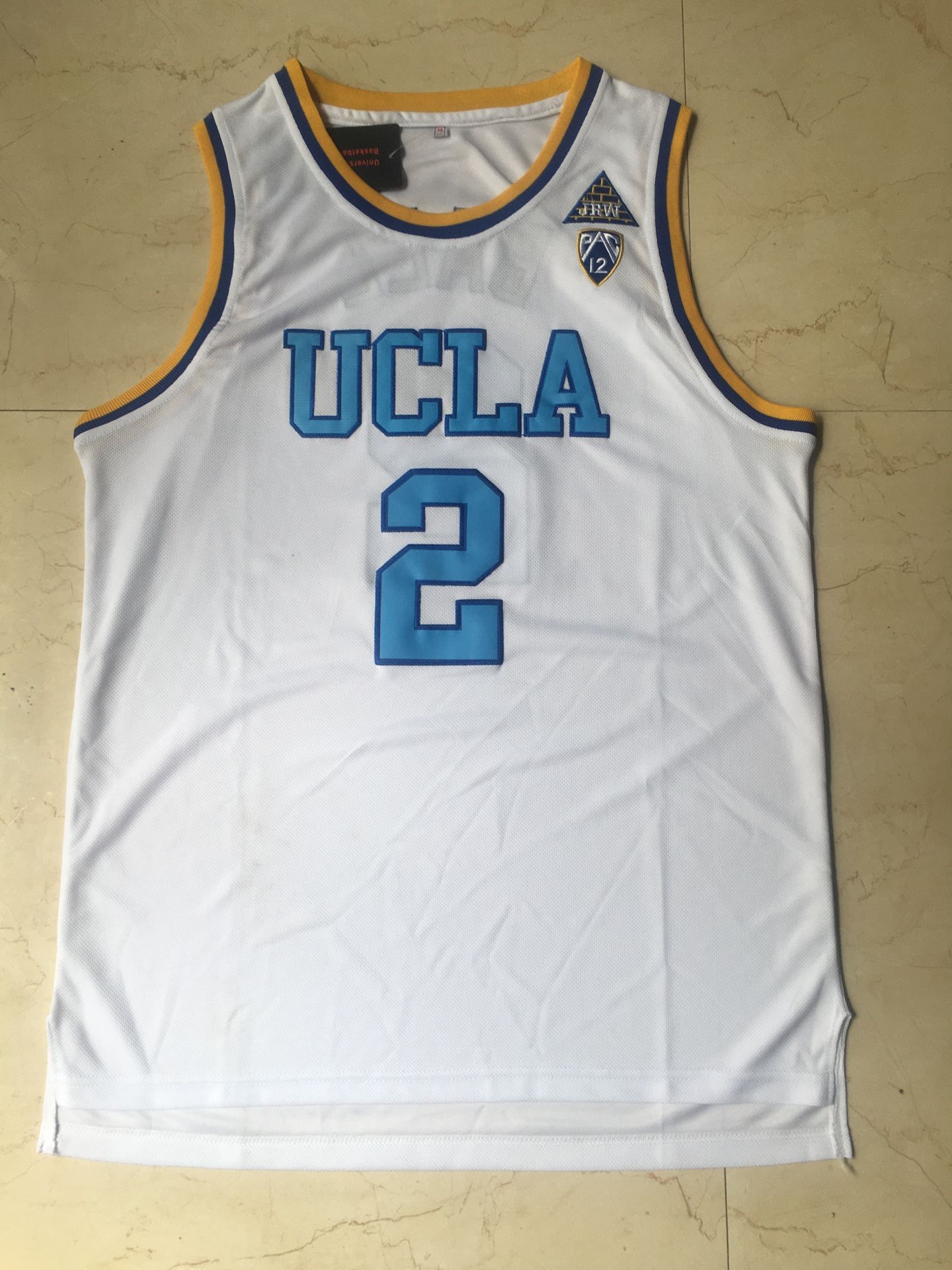 

UCLA Bruins 2 Lonzo Ball College Basketball men Stitched Jerseys white blue University Uniform high Quality drop shipping