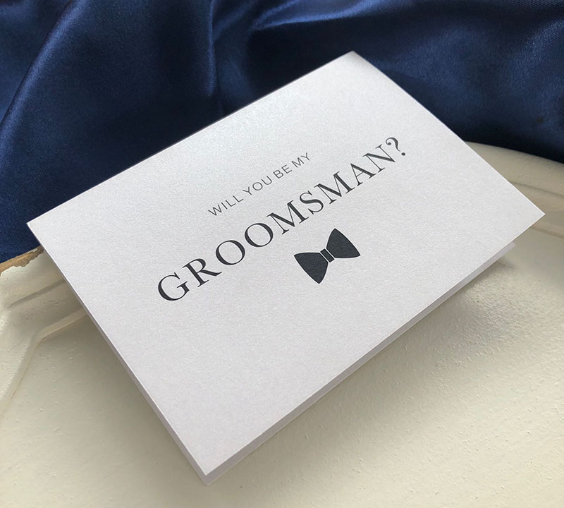 

Will you be my groomsman/best man Invitation cards