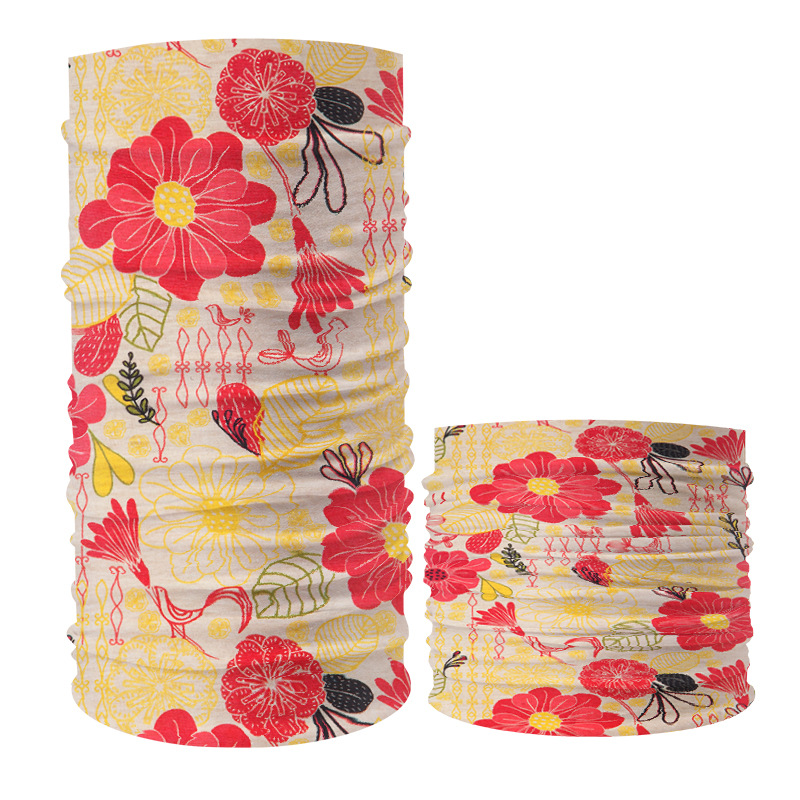 

2020 Moto Bicycle Hijab Face Shield Mask scarf pipe Unisex Headband Fishing Headdress Sport Bandama Colorful Head Scarf, H08