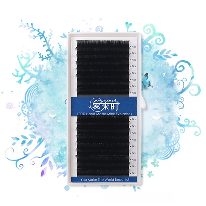 

All Size 3D Russian Eyelash Extension 0.03-0.25mm Thickness B/C/D Curl Eyelashes Extension Individual Silk Volume Soft Eyelashes