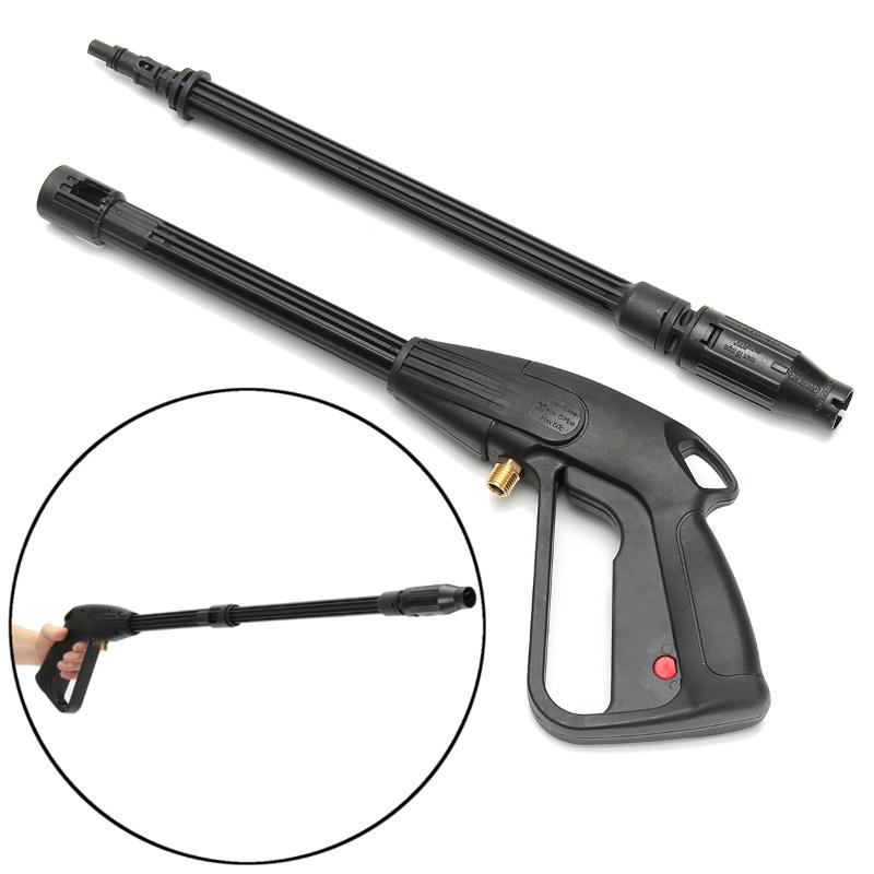 

High Pressure Washer Gun Washer Water Spray Gun with Long Wand 160bar Cleaning Tool for Washing Car Machine Watering Plants
