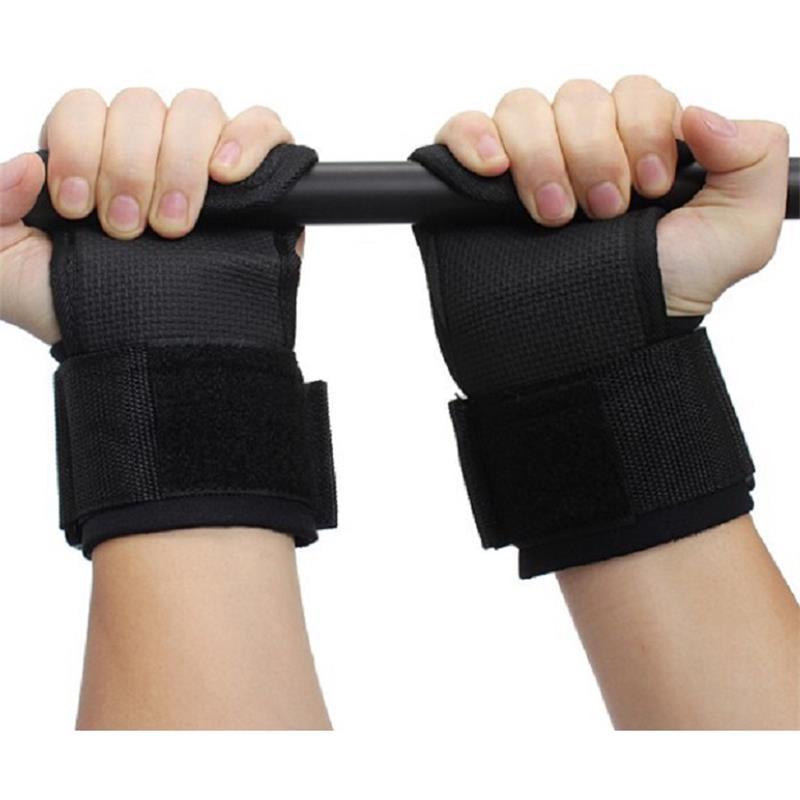 

1 PCS Weightlifting Wrist Protectors T Style Anti-slip Palm Support Gloves Pull-ups Training Palm Wrist Braces, For left hand