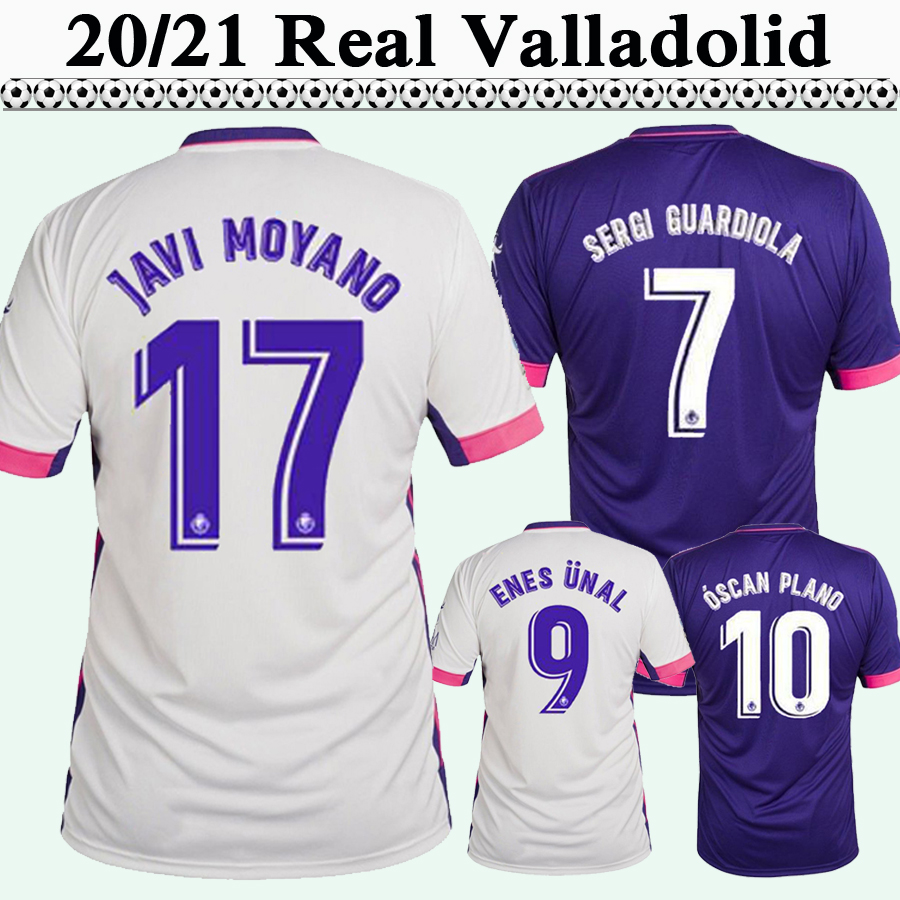 

20 21 Real Valladolid JAVI MOYANO Mens Soccer Jerseys SERGI GUARDIOLA Enes UNAL Home Away Football Shirt SANDRO Short Sleeve Adult Uniforms, Qm531 2021 home l. lig. patch