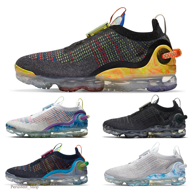

2020 Knit 2.0 Triple Black orca Fly 1.0 Running Shoes Pure Platinum Diffused Taupe jacket pack stylist Sneakers 36-45, Color 1