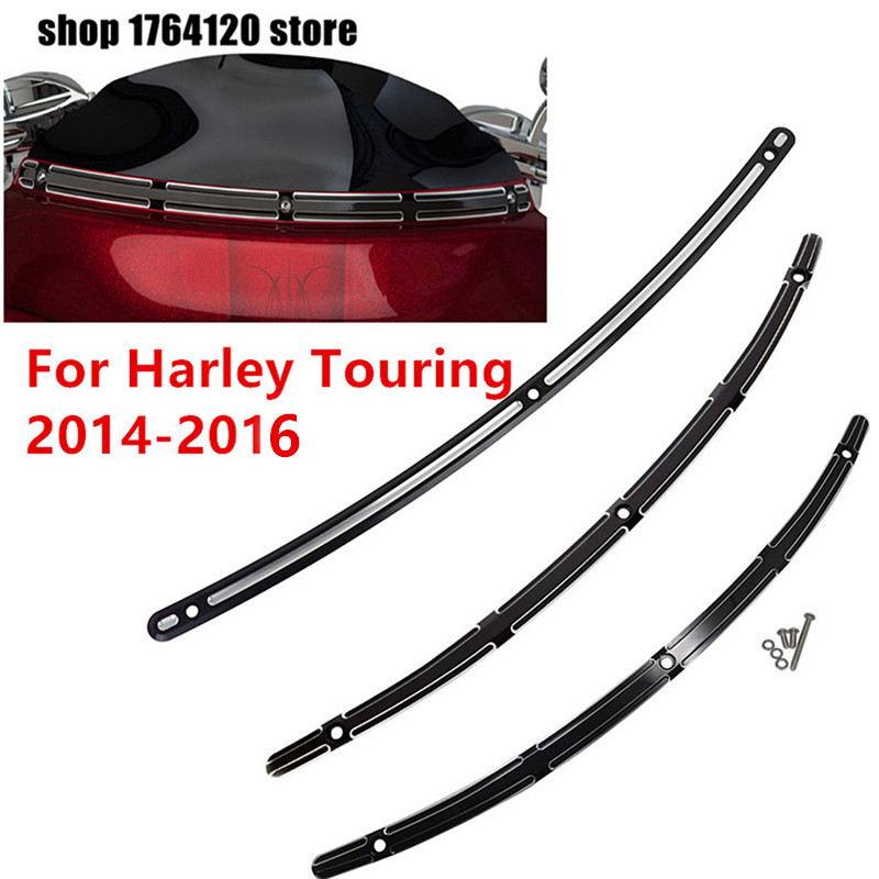 

Batwing Fair Windshield Windscreen Trim For Touring Electra Glide Street Glide FLHTCU FLHX 2014-2020