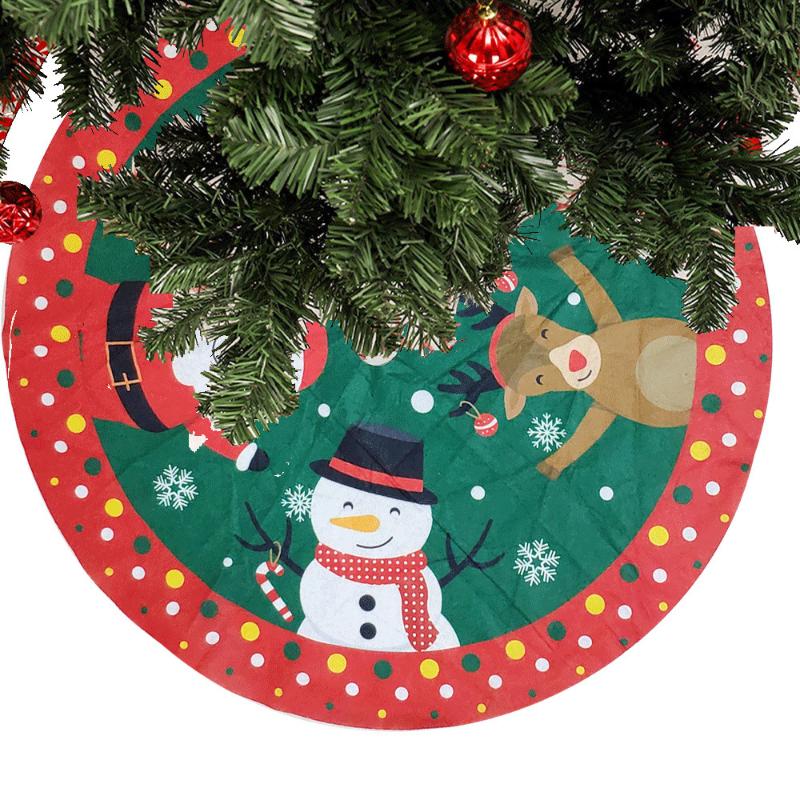 

Christmas Tree Skirt Carpet New Year Decorations Xmas Decoration Tree Skirt Ornaments Festive Party Supplies