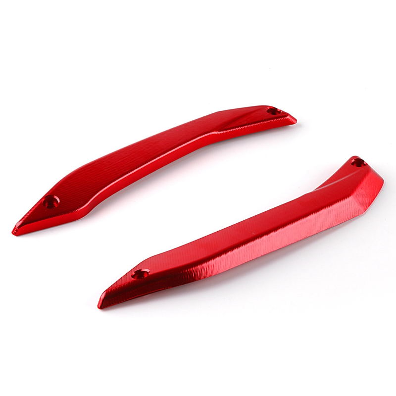 

Motorcycle CNC Windsn Bracket Bars Windshield Deflector Guard Decoration Cover for XMAX 125 250 300 400,RED