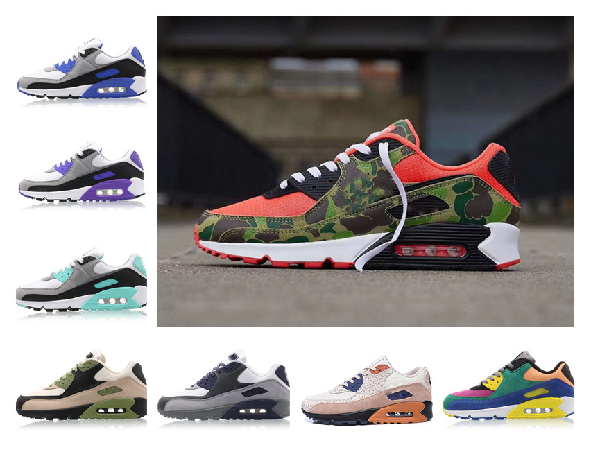 

Men Sneakers Shoes Classic 90s Reverse duck camouflage Men and women Running Shoes Sports Trainer Cushion 90 Surface Breathable Sports Shoes, 01
