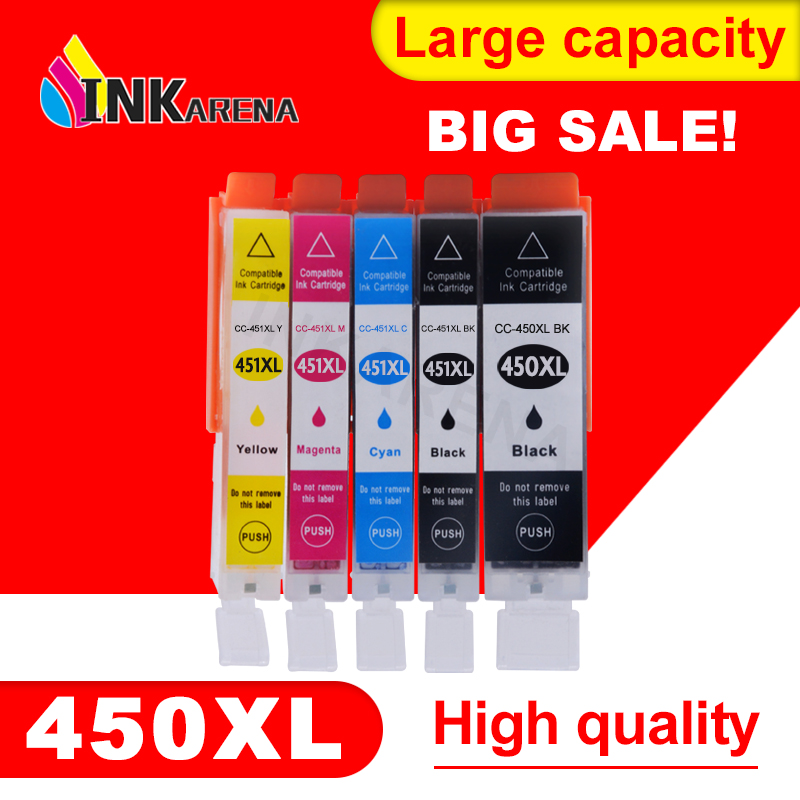 

PGI-450 PGI450 CLI451 Ink Cartridge for Canon PIXMA MG5440 MG6340 MG6440 MG7140 MG7540 IX6540 iX6840 IP7240 IP8740 Printer Ink