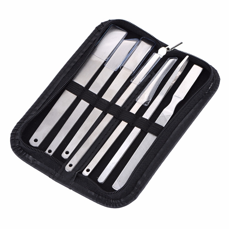 

Rust Steel Pedicure Knife 7 Piece Set To Dead Skin Old Pedicure Knives Professional Set