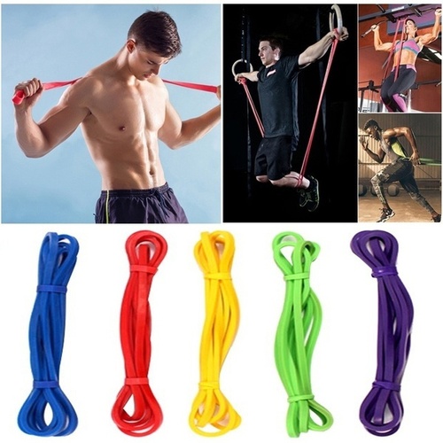 

1pcs Training Household Fitness Tendon Resistance Band Multi Fitness Elastic Band Yoga Rubber loop Sport exercise rope