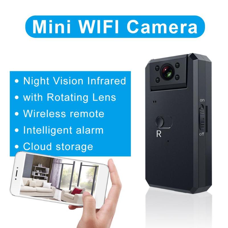 

MD90S Mini Camera HD1080P Wifi Motion Detection Wifi 180 Degree Wide Angle Night Vision Micro Camera Baby Safe Care DV Recorder