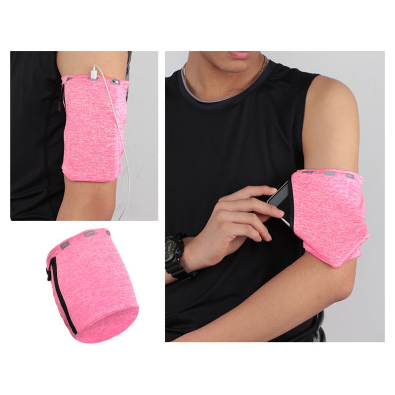 

Sports Waterproof Arm Bag Running Fitness Mobile Phone Bag Protective Sleeve Elastic Sports Arm, Black color