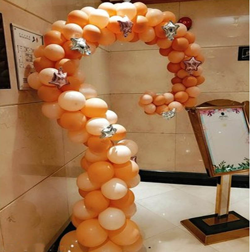 

Question mark arch frame baby shower birthday wedding stage decoration creative balloon column