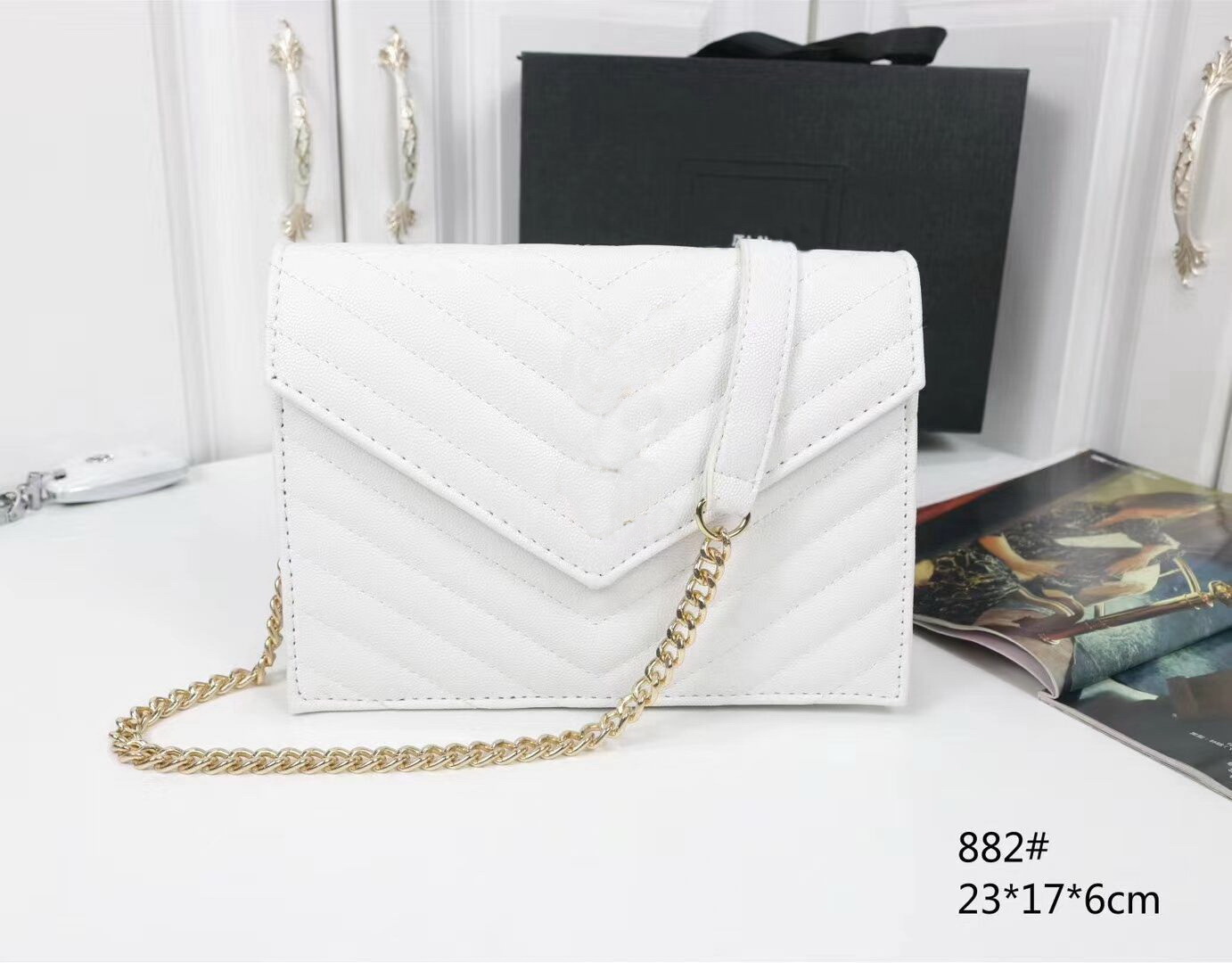 

Top Quality Women Shoulder Bag Womens Handbags Lady hand bags Fashion Chain bags Ladies purses Casual Messenger Bag Woman Purse, Red