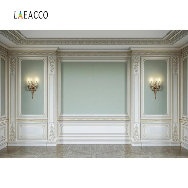 

Laeacco Old Vintage Chic Wall Torch Wedding Birthday Party Love Portrait Photographic Backdrop Photo Background For Photo Studio