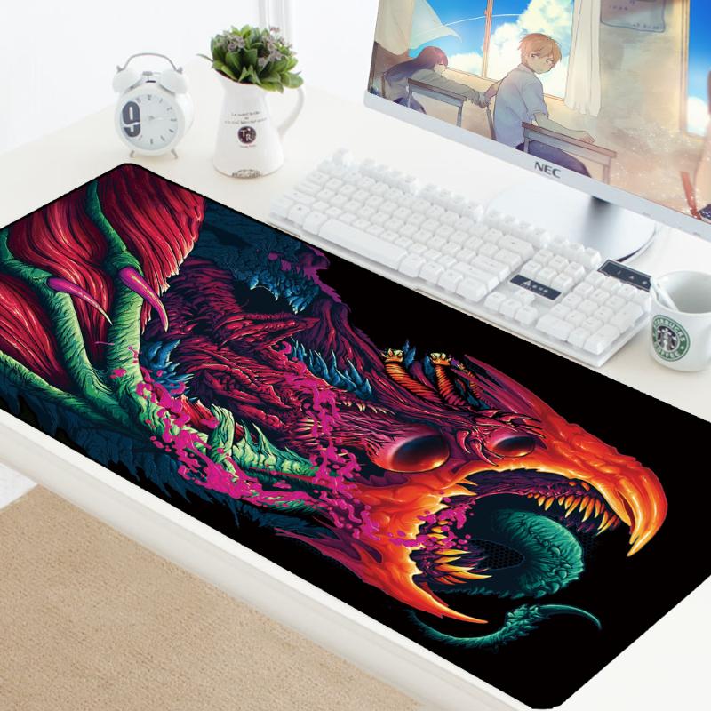 

Large Size Gaming Mouse Pad Mat Grande for CS GO Hyper Beast Gamer XL XXL Computer Mousepad Game for Csgo Muismat PC 900x400mm