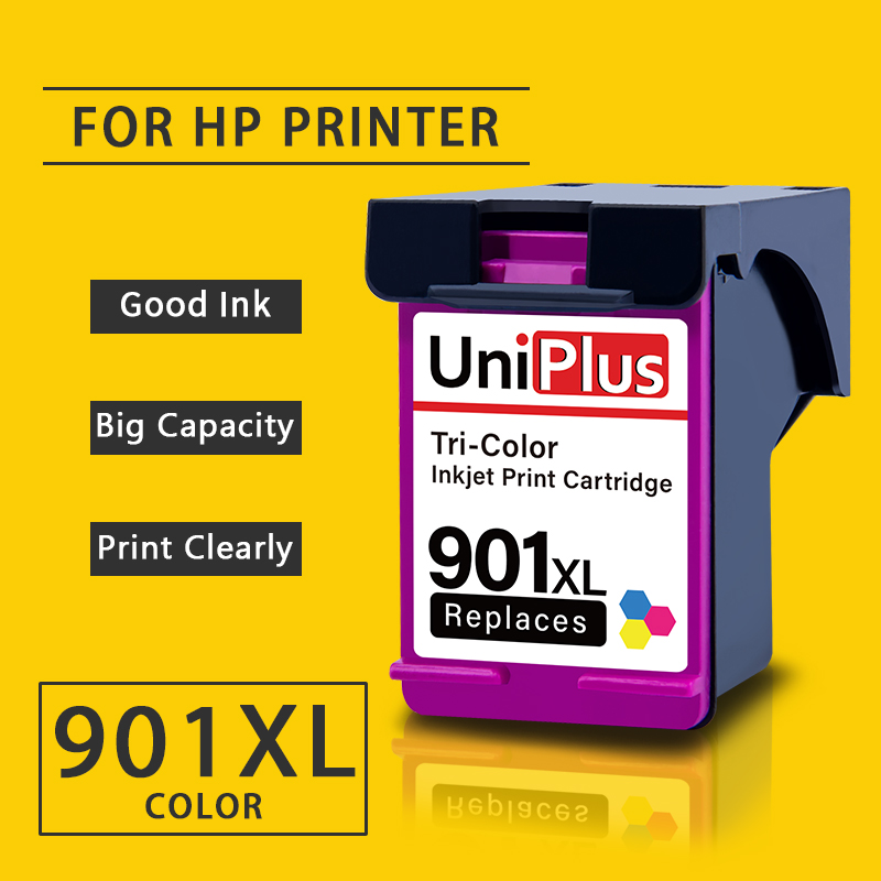 

UniPlus Colorful Ink Cartridge 901XL Replacement for 901 XL 901 for Printer Officejet J4624 J4660 J4680 J4680c J4860