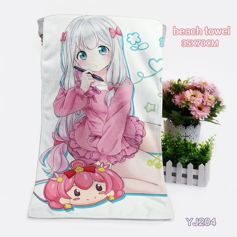 

Towel IVYYE 1PCS Eromanga Fashion Customized Anime Bath Towels Handkerchief Soft Face Cartoon Washcloth Unisex