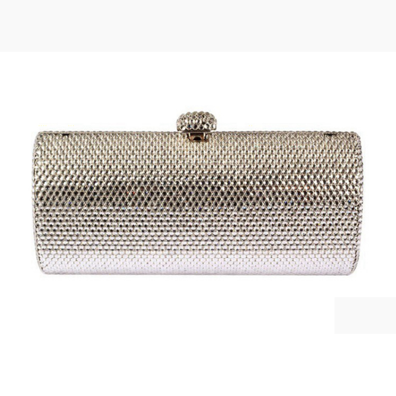 

Top Quality 100% Handmade Diamond XIYUAN Clutch Bag Women Evening Bags Luxury Female Clutches 2020 New Fashion Lady Shoulder Bag, Gold