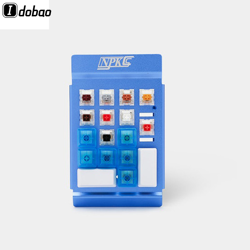 

IDOBAO Custom 17 SWITCHES IN A TRUE-TO-FEEL ALUMINUM CASE For Mechanical mechanic Keyboard Cherry Mx Digital Keypad