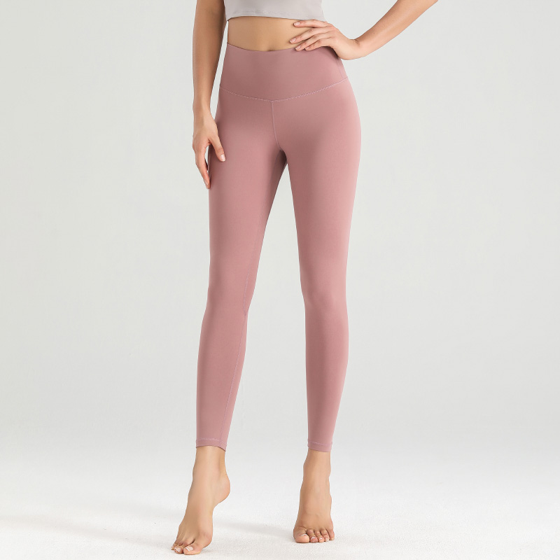 

Soft Naked-feel Workout Gym Yoga Tights Women Squatproof High Waist Fitness Sport Leggings, Black
