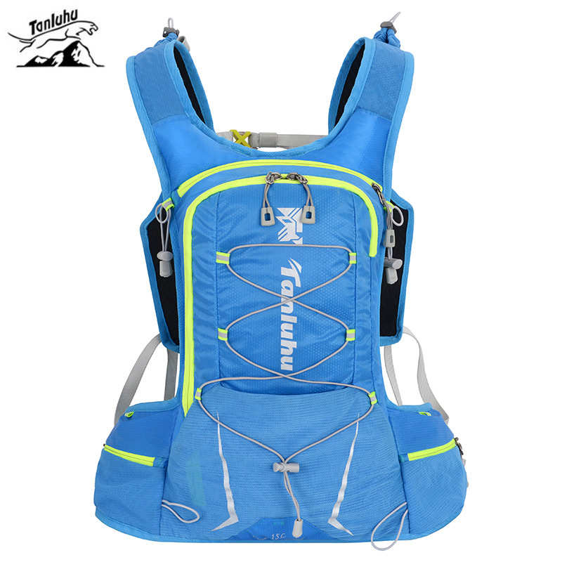 

15L Outdoor Cycling Running Backpack Men Women Water Bag Backpack Ultra Light Cycling Breathable Cross Country Marathon, A 2l water bag
