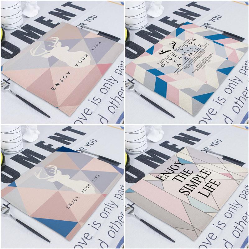 

Table Napkin Letter Napkins Towels Matting Cloth 42X32 Linen For Dish Towel Serving Wedding Paper Handkerchiefs