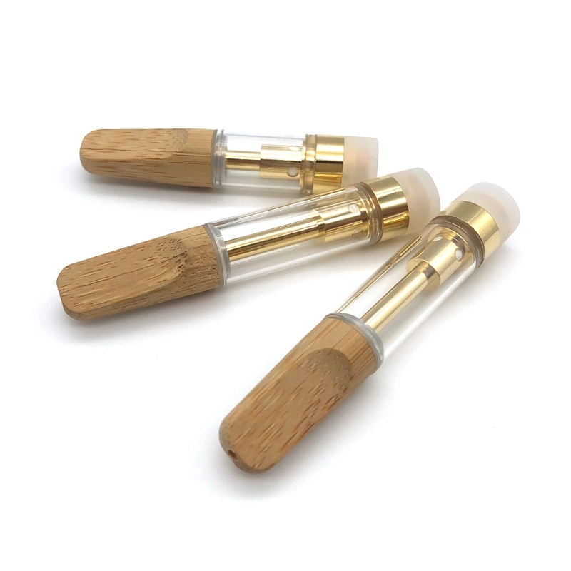 

ceramic coil bamboo tip 510 1ml vape cartridge with 1.4ohm resistance