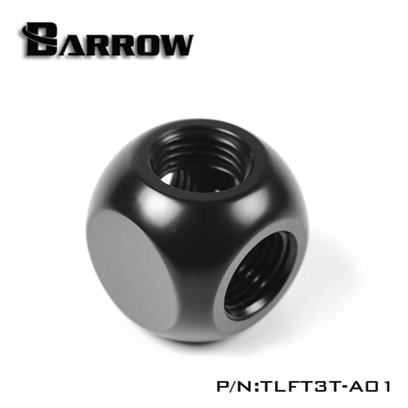 

Barrow TLFT3T-A01 G1/4 "X3 Black White Silver Gold Three Links Cubic Adaptors Water Cooling Accessories PC Water Cooling