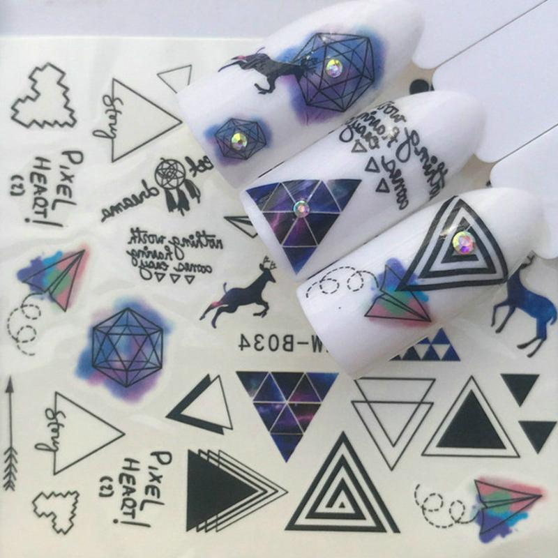 

1 Pcs sell Blue Deer False Nail Tips Nature Clear Finger Full Card Nail Art Display Practice Acrylic UV Gel PolishTool Manicure, 28