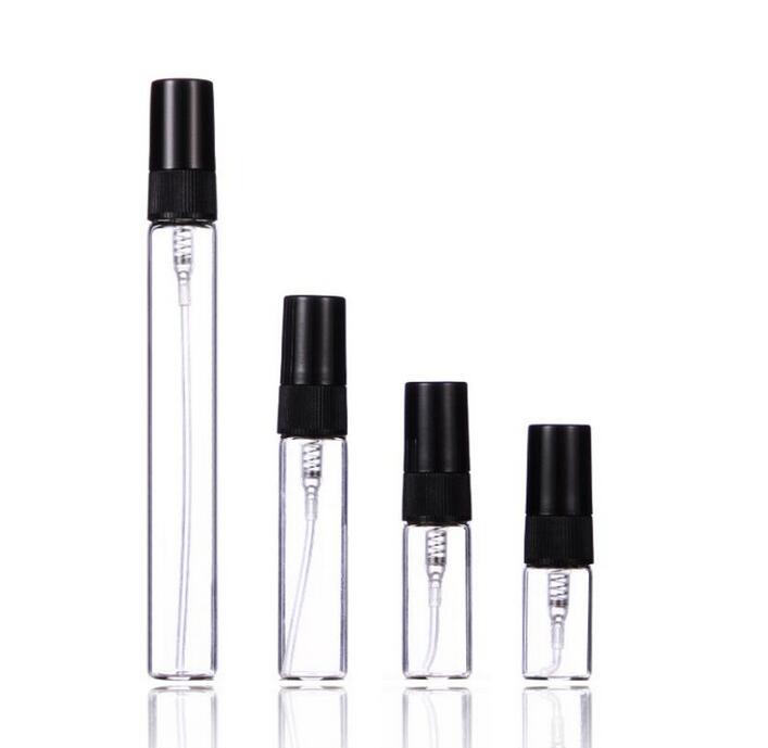 

NEW 2ml 3ml 5mL 10ml Mini portable transparent spray bottle Separate Small perfume bottle travel sample bottle free ship