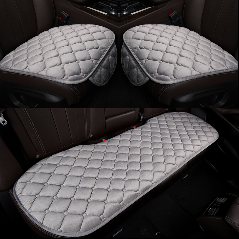 

Warm Car Seat Covers Cushion Automobiles Plush Universal Auto Interior Accessories Car Seat Protect Set Chair Mat Car-styling