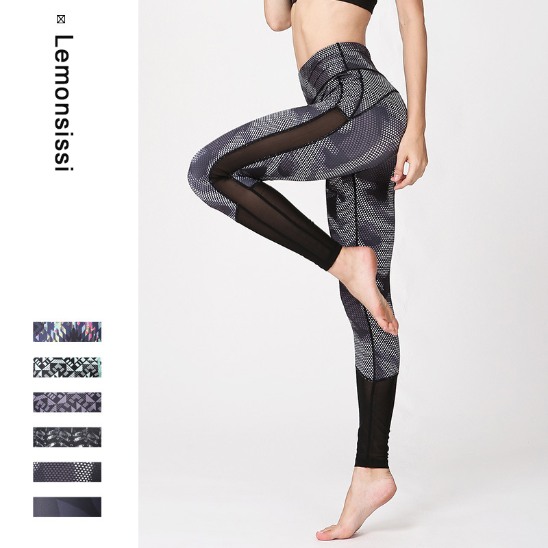 

2020Women Seamless Pants High Elastic Yoga Pants Fitness Sport Slim Tight Running Sportswear Leggings Clothing Athletic Leggings, Zy128-3