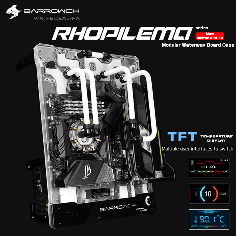 

Barrowch FBCEAL-PA, Rhopilema Acrylic Waterway Board Cases, New Limited Edition, Equipped With Temperature Digital Display