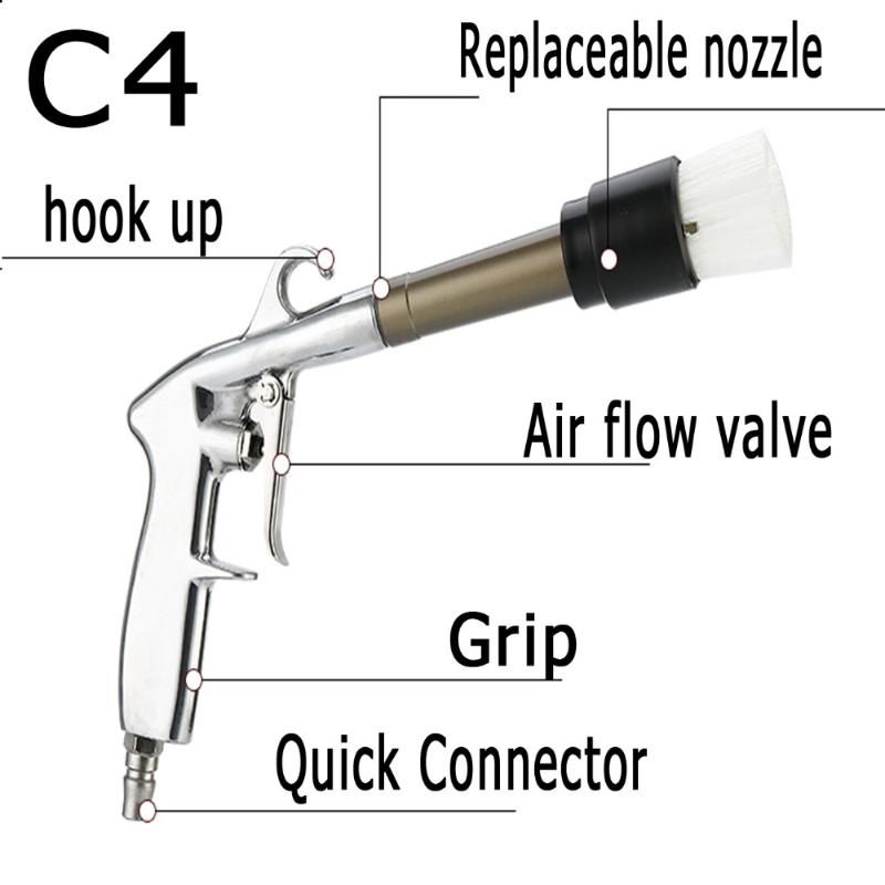 

Car interior cleaning and dust cleaning gun, high pressure car wash, blow gun and dust removal gun