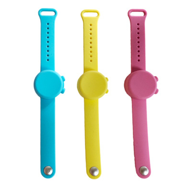 

1PC Wristband Hand Dispenser Hand Sanitizer And Disinfectant Sub-packing Silicone Bracelet Wearable Sanitizer Dispenser
