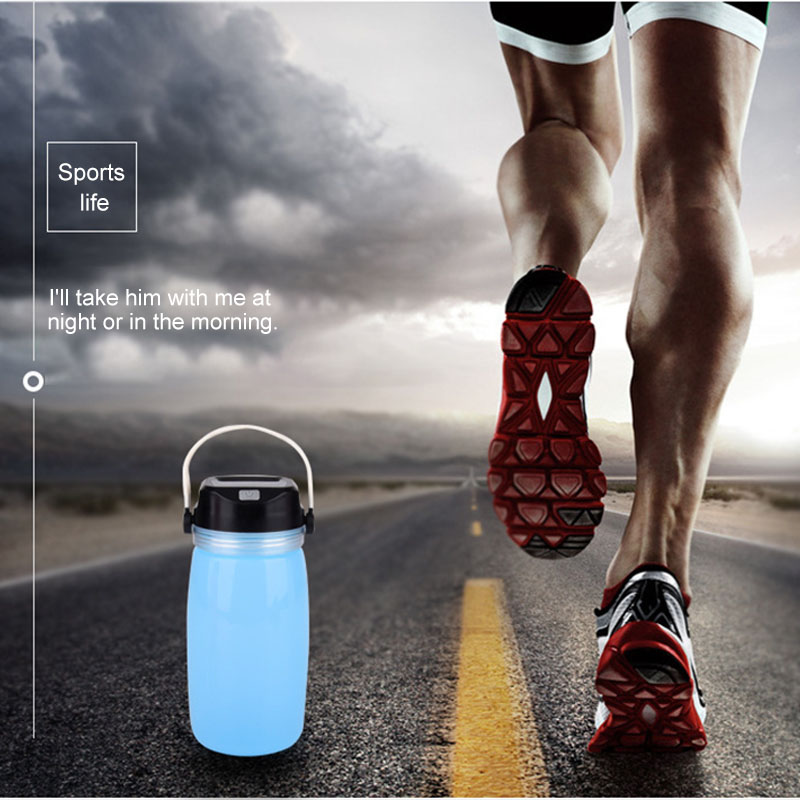 

LED Solar Camping Light Chargeable Silicone Storage Bottle for Hiking Camping Fishing Garden DAG-ship