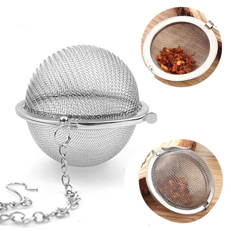 

Stainless Steel Tea Pot Infuser Sphere Mesh Tea Strainer Filler Ball Strainer Ball 4CM 4.3CM 5CM