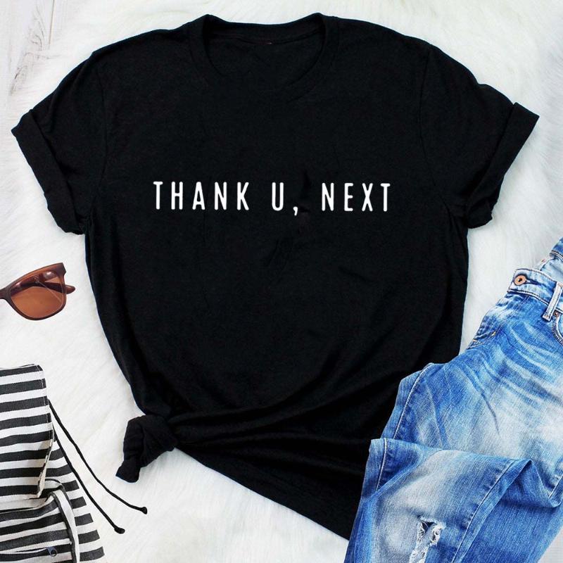 

THANK U,NEXT Women Tee Top TShirts Summer Casual Streetwear Short Sleeve Funny T Shirts Younger Girls Shirt, Null-fstwh-