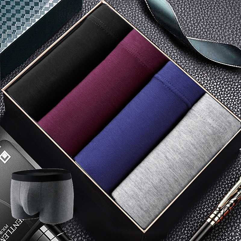 

4pcs/lot men's panties underwear men underpants man cotton briefs boxershorts sexy under wear for male calecon family large size, Aeu-w401