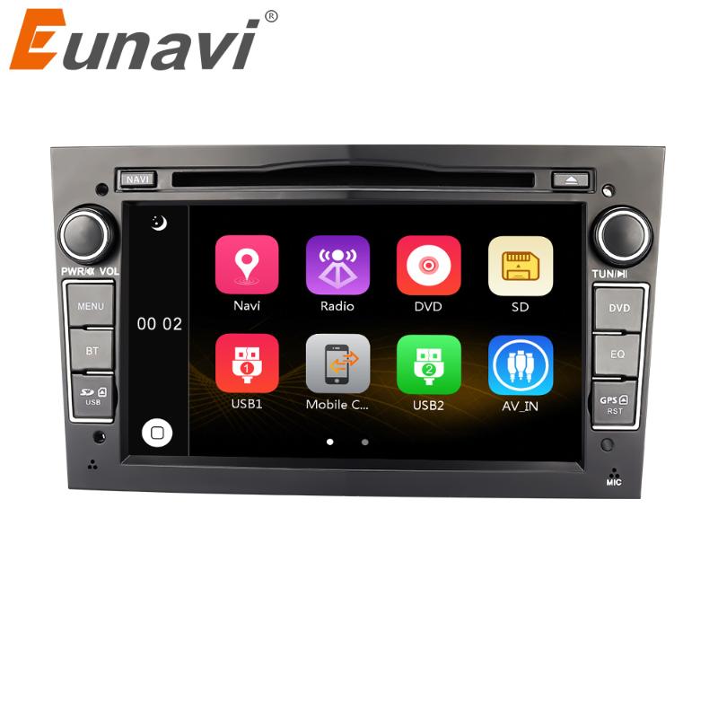 

Eunavi 7'' 2 Din Car DVD for Vauxhall Astra H G J Vectra Antara Zafira Corsa gps navigation radio stereo player in dash usb