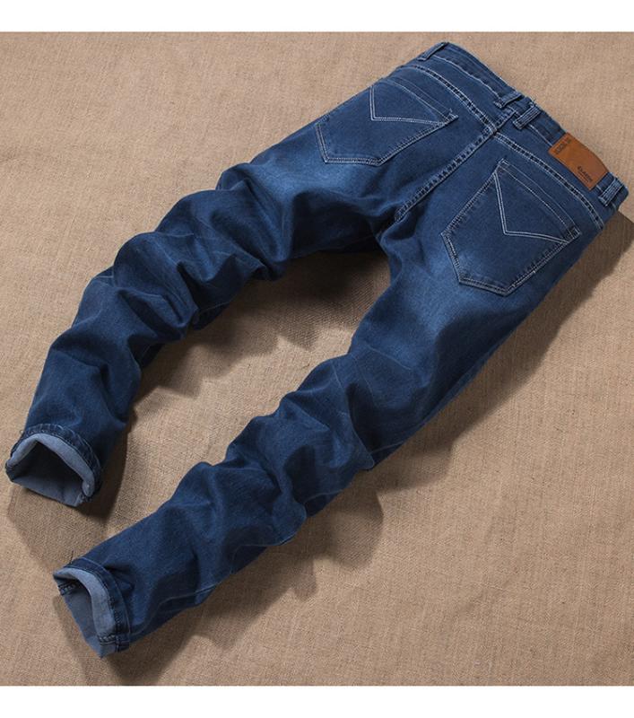 

Free shipping big size 7xl 8xl size 28-50 plus long trousers loose pants jeans men clothing mens straight pants, Model 7