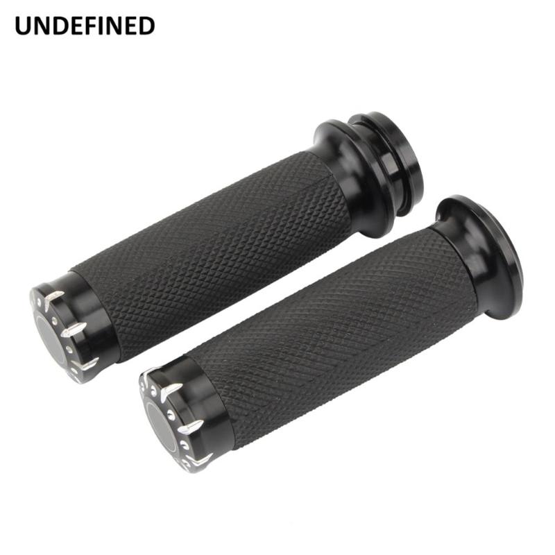 

Motorcycle Electronic Hand Grips 1 Inch Throttle Rubber Handlebar For Touring Street Glide Road Glide Softail Dyna FXDLS