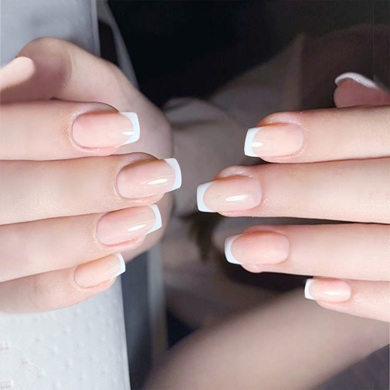 

24Pcs Fake Nails Matte Fake Nails Forms For Extension Nail Art Press On Manicure Tips For False