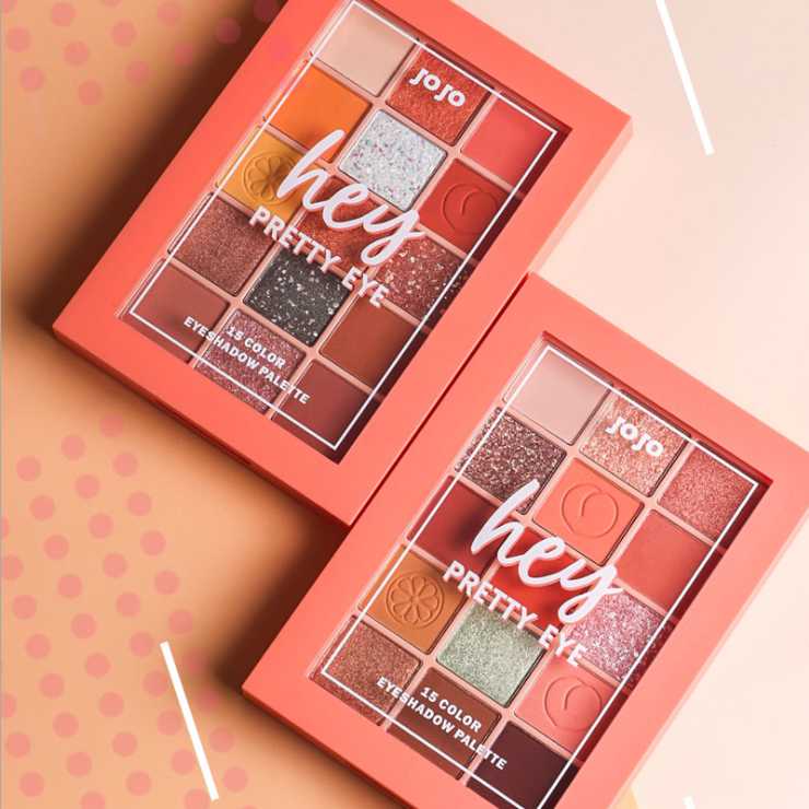 

15-Color Eye shadow Palette Matte Shimmer Glitter Pearly matte Charming Eyeshadow powder make up Candy land eyeshadow, 02