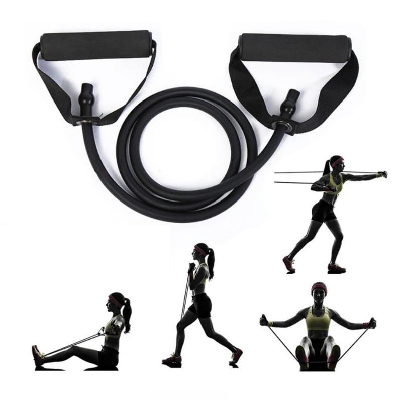 

15lbs Yoga Pull Up Rope Resistance Bands Resistant Tubes Arms BuThigh Trainer Body Building Home Fitness Workout Bands