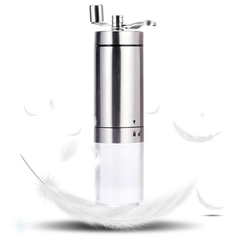 

Manual Coffee Grinder Portable Mini Stainless Steel Coffee Bean Grinder Conical Burr